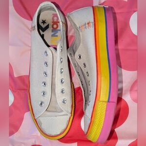 Rare Converse Multicolor Canvas Lo- Top Sneakers